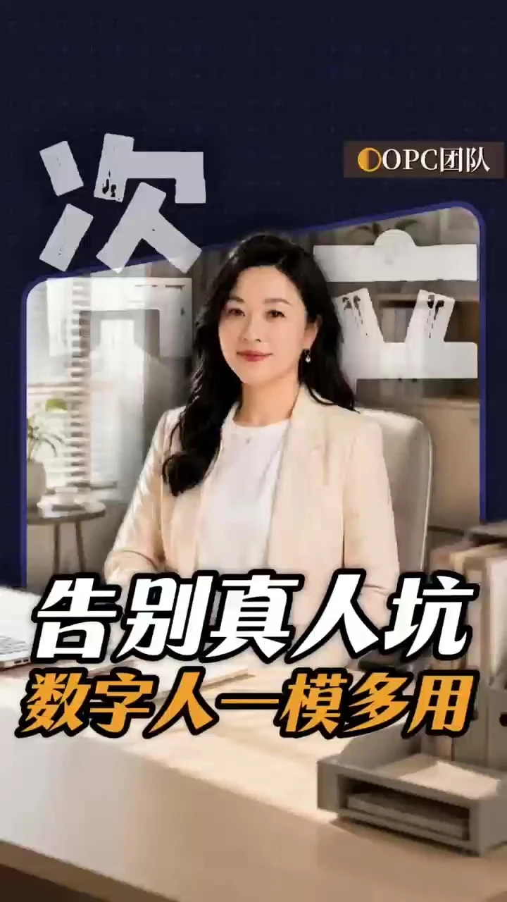 数字人口播 11 · 数字人一模多用 · 版本二